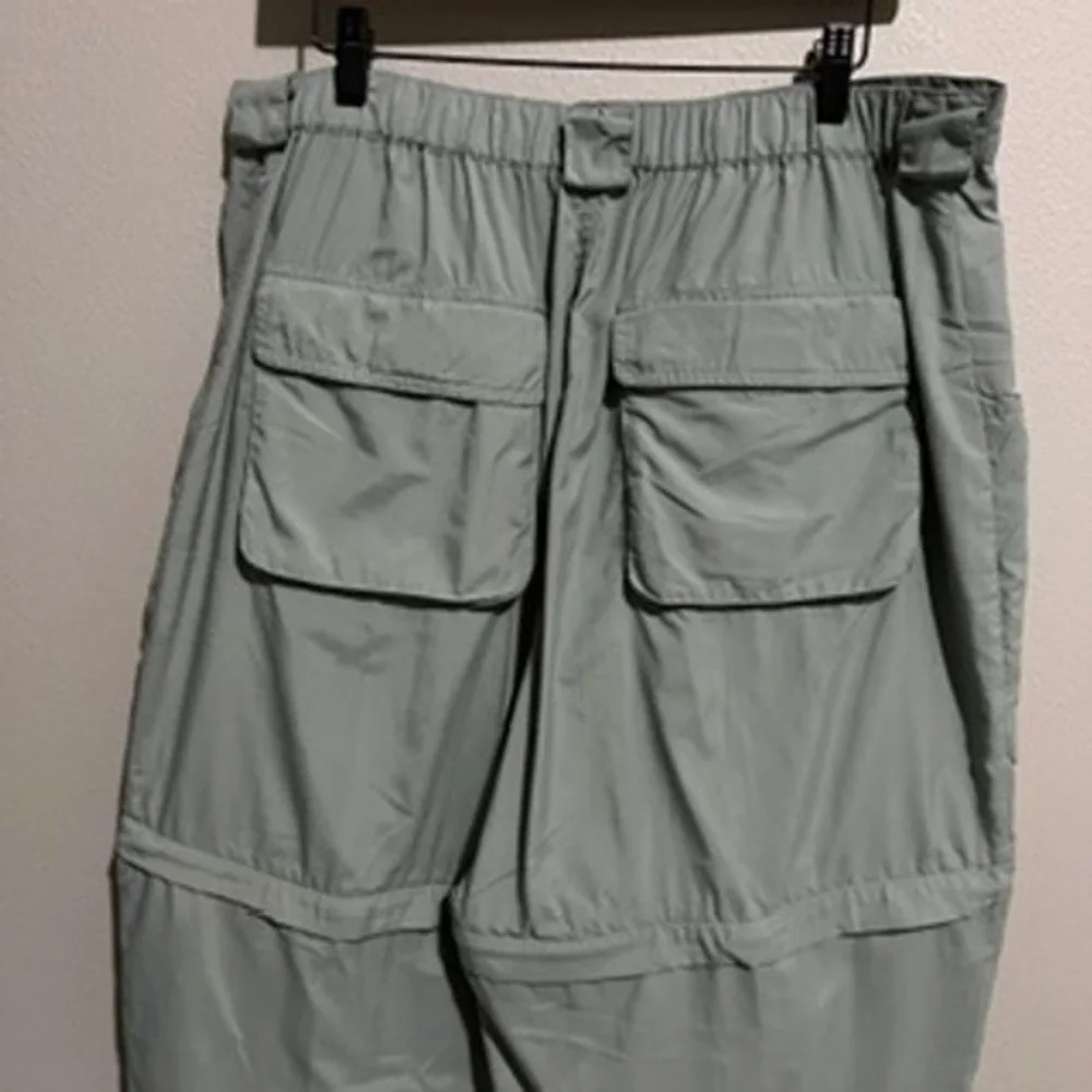 Cabella Guidewear Mens Sage Green Convertible Cargo Pants Hiking‎ Shorts 32x31